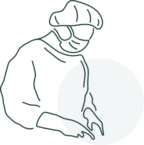 illustration verte équipe du Centre de l'épaule à Bordeaux