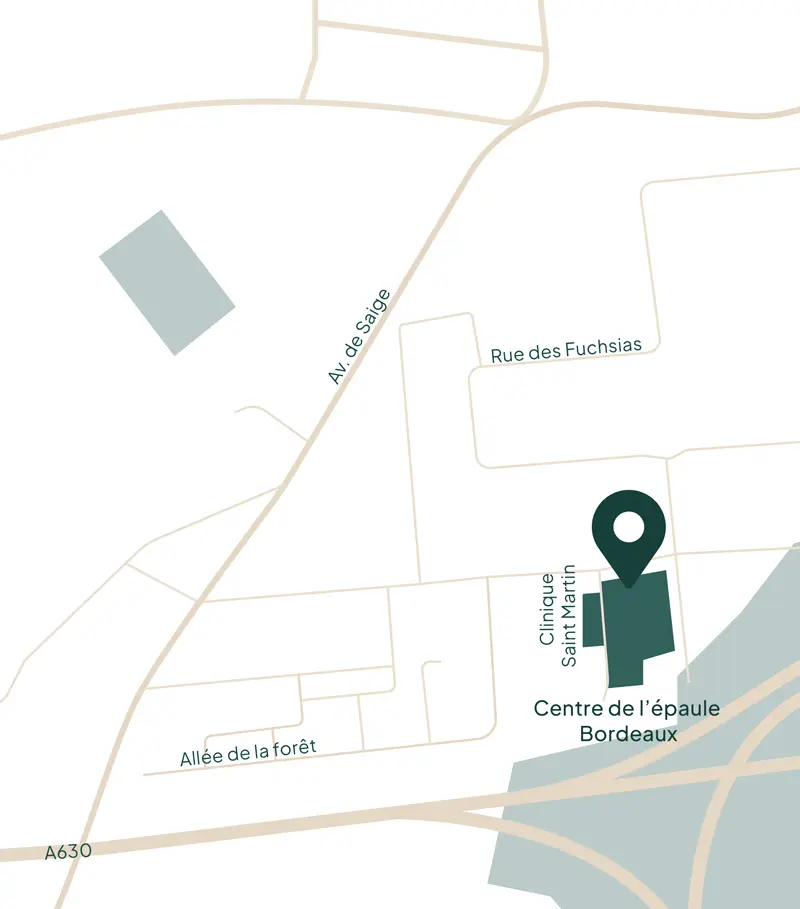 Photo localisation Centre de l'épaule à Bordeaux