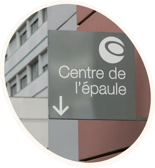 Entrée du Centre de l'épaule à Bordeaux
